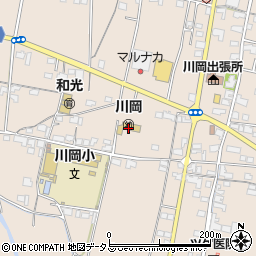 高松市立川岡幼稚園周辺の地図