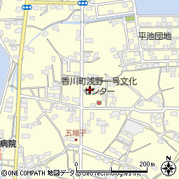 香川県高松市香川町浅野233周辺の地図