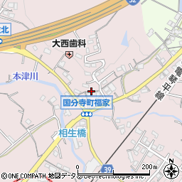 香川県高松市国分寺町福家甲423周辺の地図