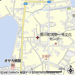 香川県高松市香川町浅野245周辺の地図