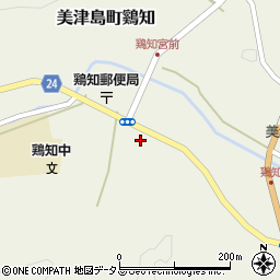 長崎県対馬市美津島町鷄知519周辺の地図