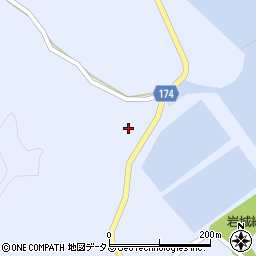 岩城環状線周辺の地図