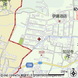 和歌山県岩出市吉田92-5周辺の地図
