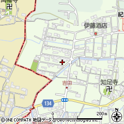 和歌山県岩出市吉田92-90周辺の地図