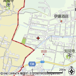 和歌山県岩出市吉田92-91周辺の地図