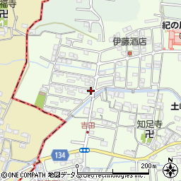 和歌山県岩出市吉田92-95周辺の地図