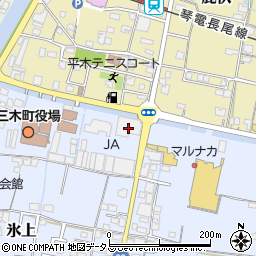 香川県農業協同組合　三木町支店営農経済課周辺の地図