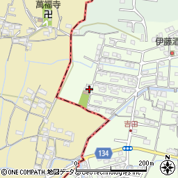 和歌山県岩出市吉田92-107周辺の地図