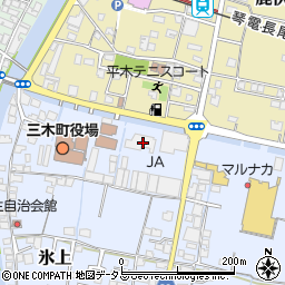 ＪＡ香川県三木町周辺の地図
