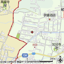 和歌山県岩出市吉田92-98周辺の地図