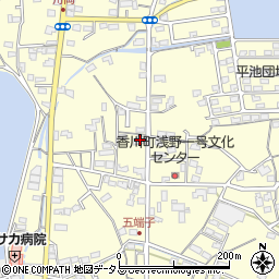 香川県高松市香川町浅野237周辺の地図