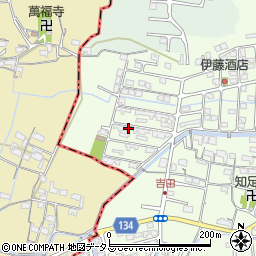 和歌山県岩出市吉田92-103周辺の地図