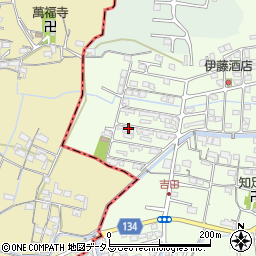 和歌山県岩出市吉田92-104周辺の地図