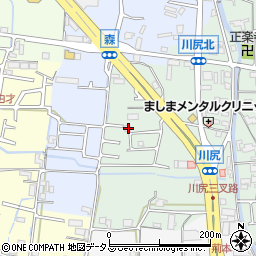 和歌山県岩出市川尻39-3周辺の地図