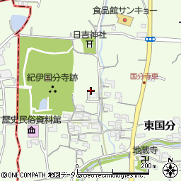 和歌山県紀の川市東国分565-2周辺の地図