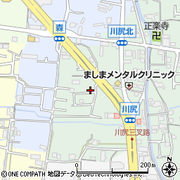 和歌山県岩出市川尻39-8周辺の地図