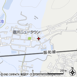 直川ニュータウン周辺の地図