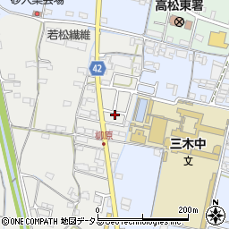 香川県木田郡三木町田中92-16周辺の地図