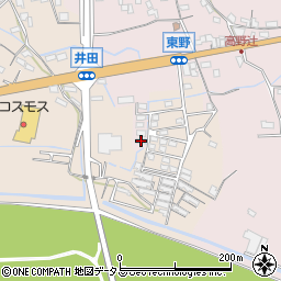 和歌山県紀の川市東野2-5周辺の地図
