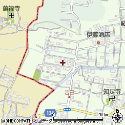 和歌山県岩出市吉田92-114周辺の地図
