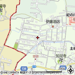 和歌山県岩出市吉田92-122周辺の地図