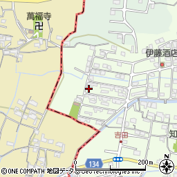 和歌山県岩出市吉田92-121周辺の地図