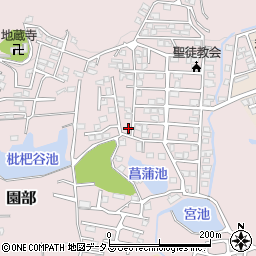 和歌山県和歌山市園部1590周辺の地図