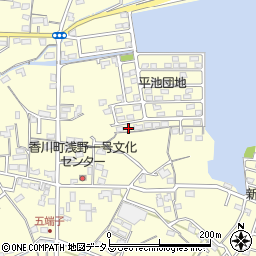 香川県高松市香川町浅野345-17周辺の地図