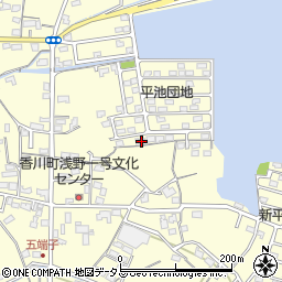 香川県高松市香川町浅野345-18周辺の地図