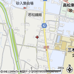香川県木田郡三木町田中142周辺の地図