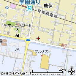 香川県木田郡三木町鹿伏155周辺の地図