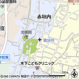和歌山県岩出市赤垣内103-5周辺の地図