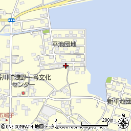 香川県高松市香川町浅野345-21周辺の地図