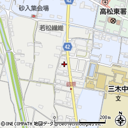 香川県木田郡三木町田中96周辺の地図