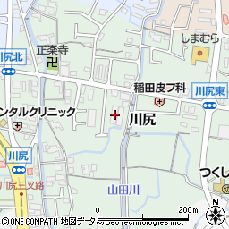 和歌山県岩出市川尻237周辺の地図