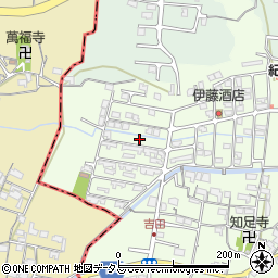 和歌山県岩出市吉田92-38周辺の地図