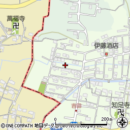 和歌山県岩出市吉田92-33周辺の地図