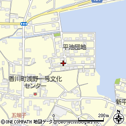 香川県高松市香川町浅野345-11周辺の地図