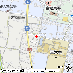 香川県木田郡三木町田中92-31周辺の地図