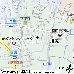 和歌山県岩出市川尻276周辺の地図