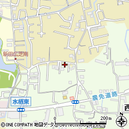 和歌山県岩出市新田広芝50周辺の地図