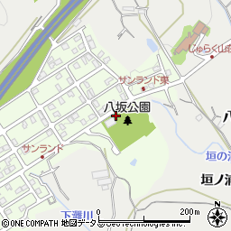 広島県廿日市市八坂周辺の地図