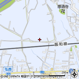 和歌山県和歌山市弘西213周辺の地図