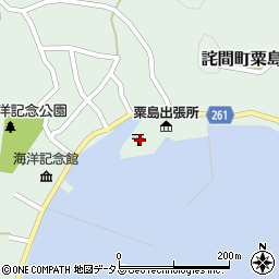 香川県三豊市詫間町粟島861-22周辺の地図