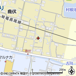 香川県木田郡三木町鹿伏121周辺の地図