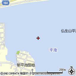 平池周辺の地図