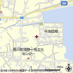 香川県高松市香川町浅野223周辺の地図