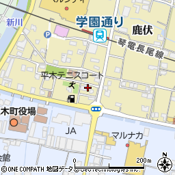 香川県木田郡三木町鹿伏251周辺の地図