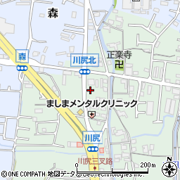 和歌山県岩出市川尻23周辺の地図