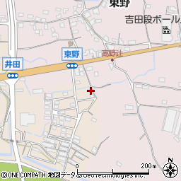 和歌山県紀の川市東野4-3周辺の地図